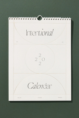 Wilde House Paper 2022 Intentional Calendar | Anthropologie