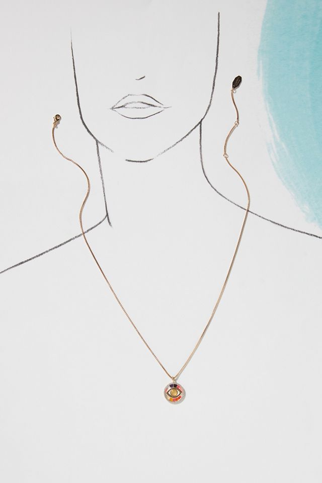 Elizabeth Stone Prism Pendant Necklace #2