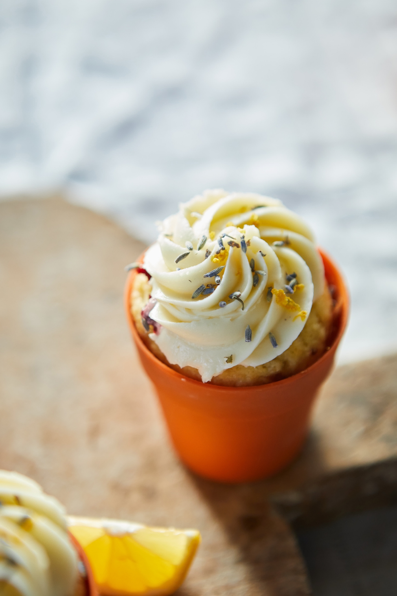 Lemon Lavender Flower Pot Cupcake Kit