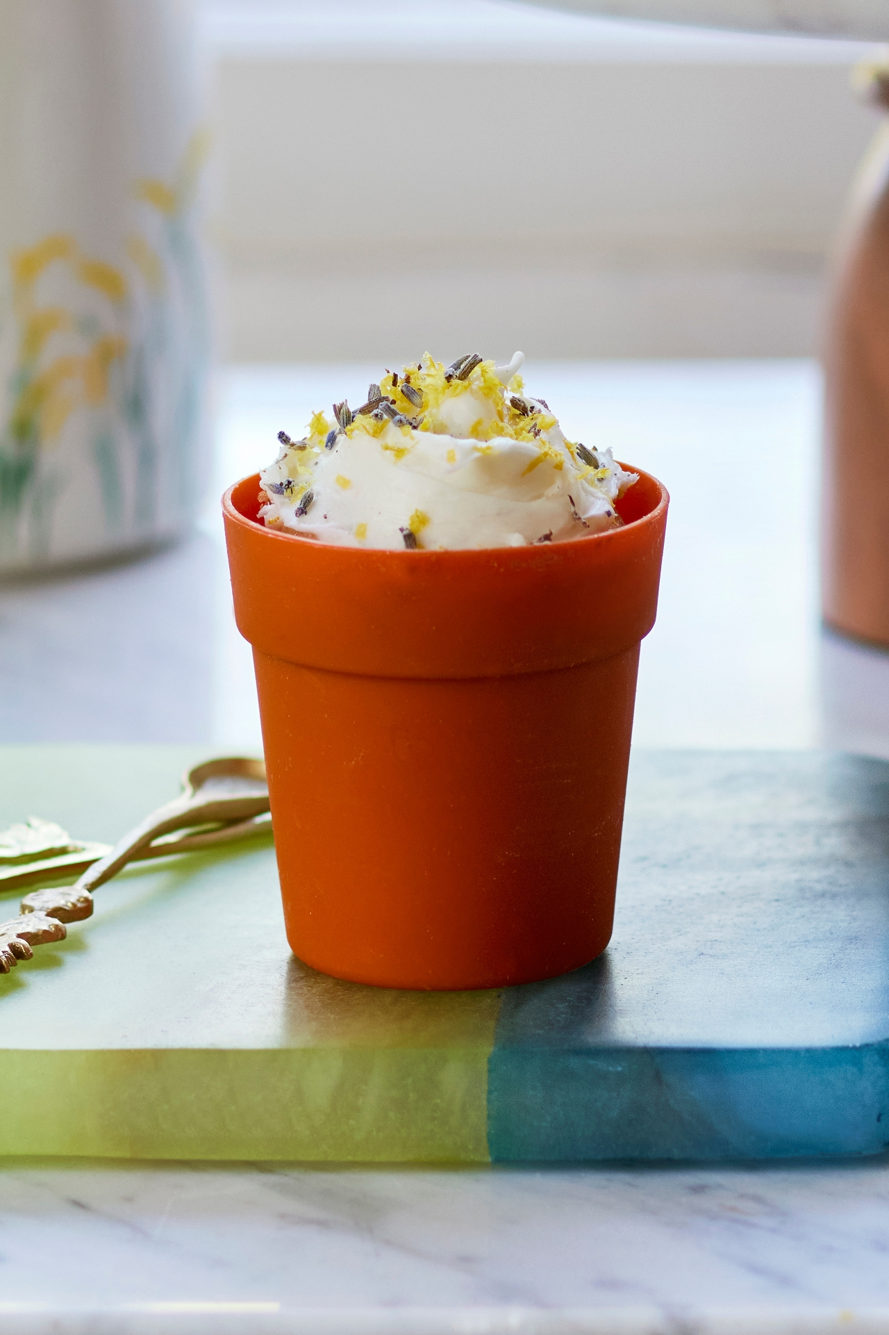 Lemon Lavender Flower Pot Cupcake Kit