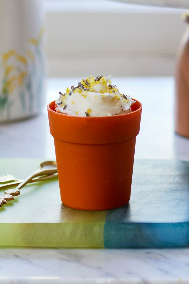 Lemon Lavender Flower Pot Cupcake Kit #4