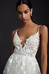 Willowby by Watters Whitney V-Neck Lace Applique Tulle A-Line Wedding Gown #1