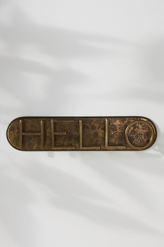 Hello Hook Rack #1