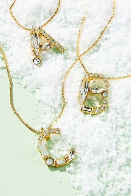 Sorrelli Monogram Crystal Necklace
