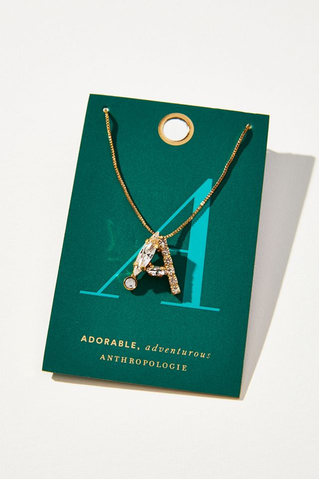 Sorrelli Monogram Crystal Necklace #1
