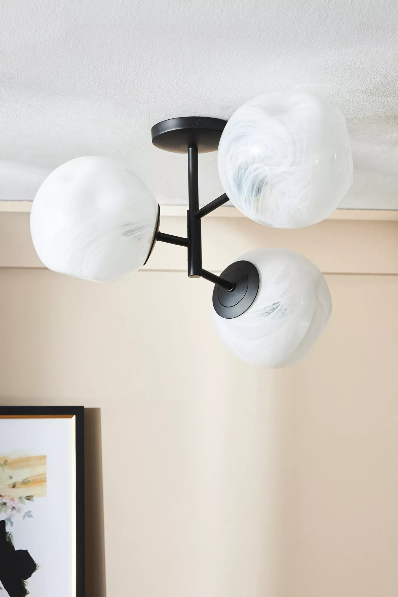 Cloud Organic Glass Flush Mount - thumbnail 2