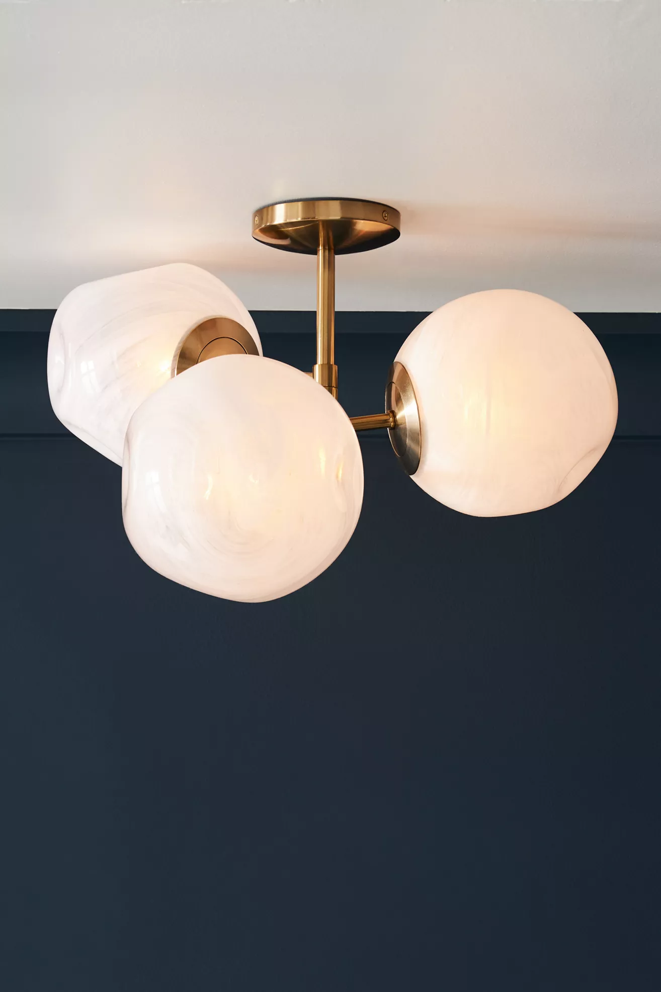 Cloud Organic Glass Flush Mount - thumbnail 5