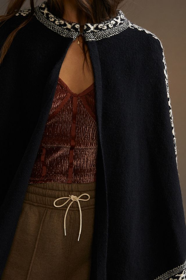 Fringed Knit Kimono #2