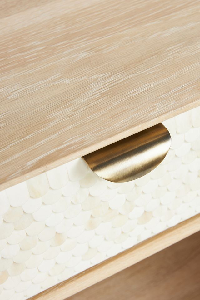 
Pisces Bone Inlay & Oak Entryway Cabinet #3