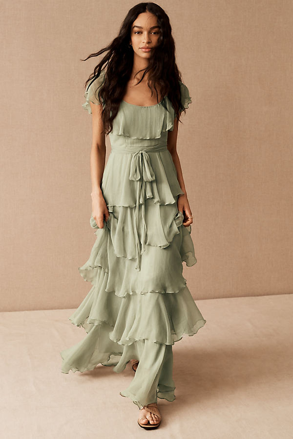 Bhldn Amelie Dress In Green | ModeSens