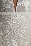 Riki Dalal Joan Illusion V-Neck Long-Sleeve Lace Wedding Gown with Swarovski Crystal Belt #3