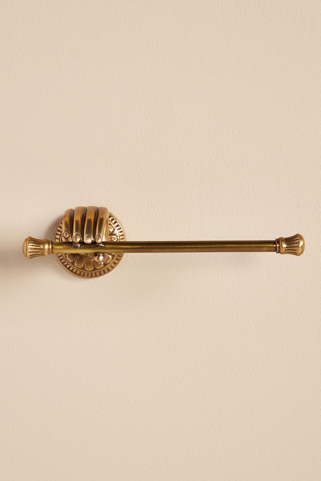 Nellie Toilet Paper Holder - Brass, Standard, One Size