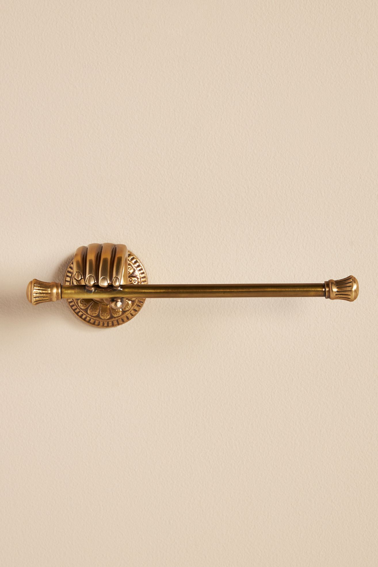 Nellie Toilet Paper Holder - Brass, Standard, One Size