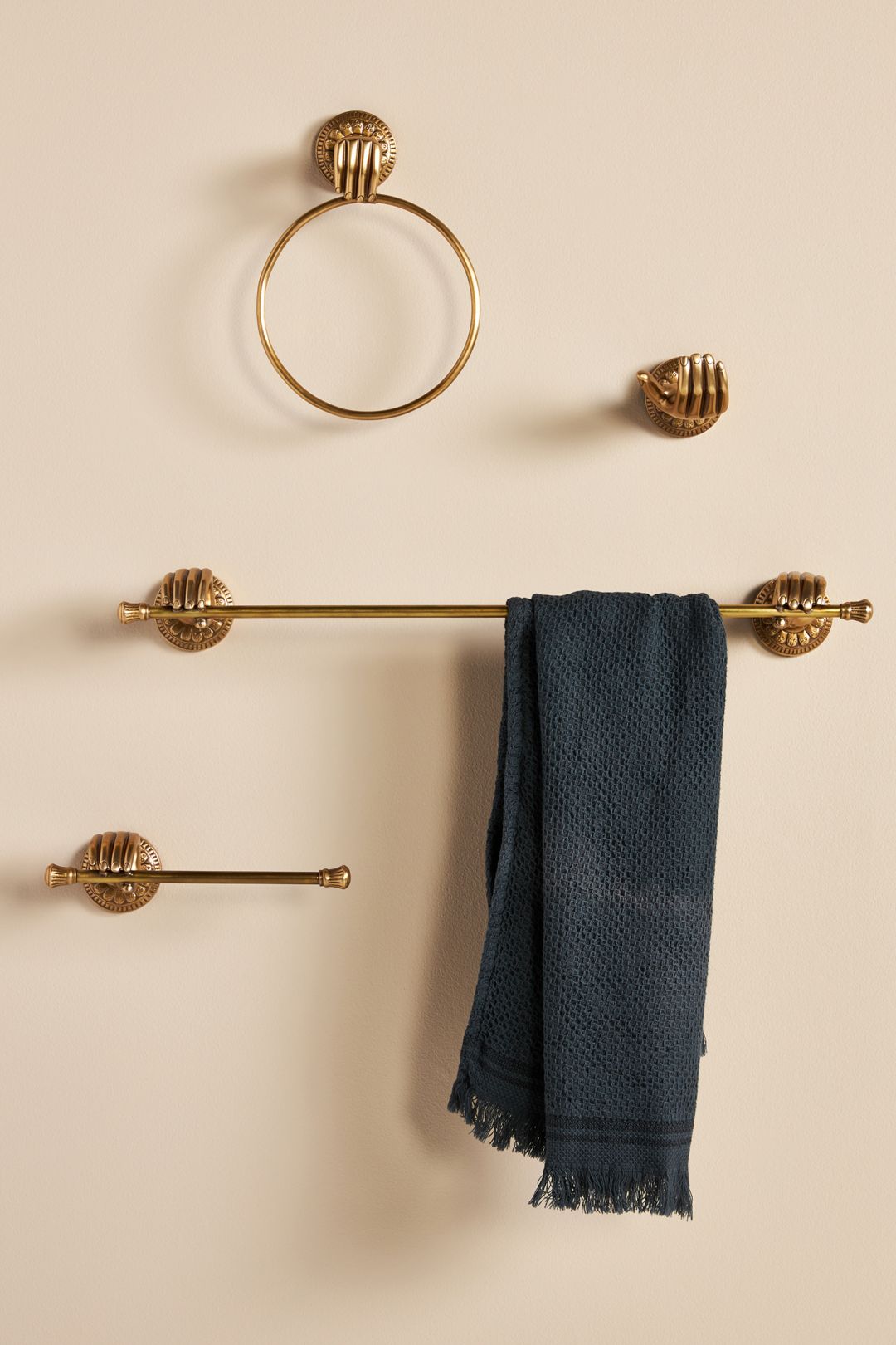 Nellie Towel Bar - Bronze, Standard, One Size