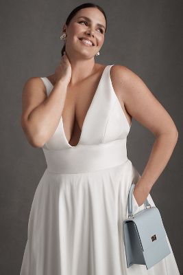 Neely & Chloe Mini Lady Bag In Blue