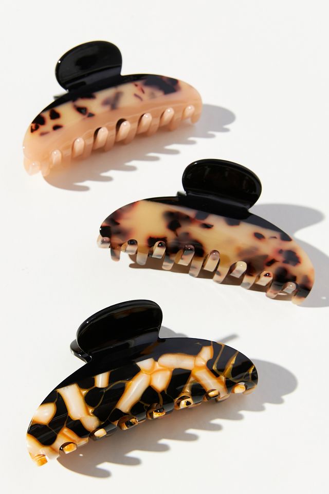 Tortoise Claw Hair Clip Set | Anthropologie