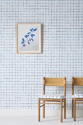 Mark D. Sikes Gingham Wallpaper | AnthroLiving