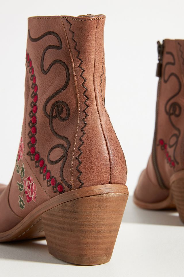 Embroidered Leather Western Boots #3