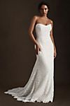 Willowby by Watters Yesenia Strapless Lace Sheath Wedding Gown