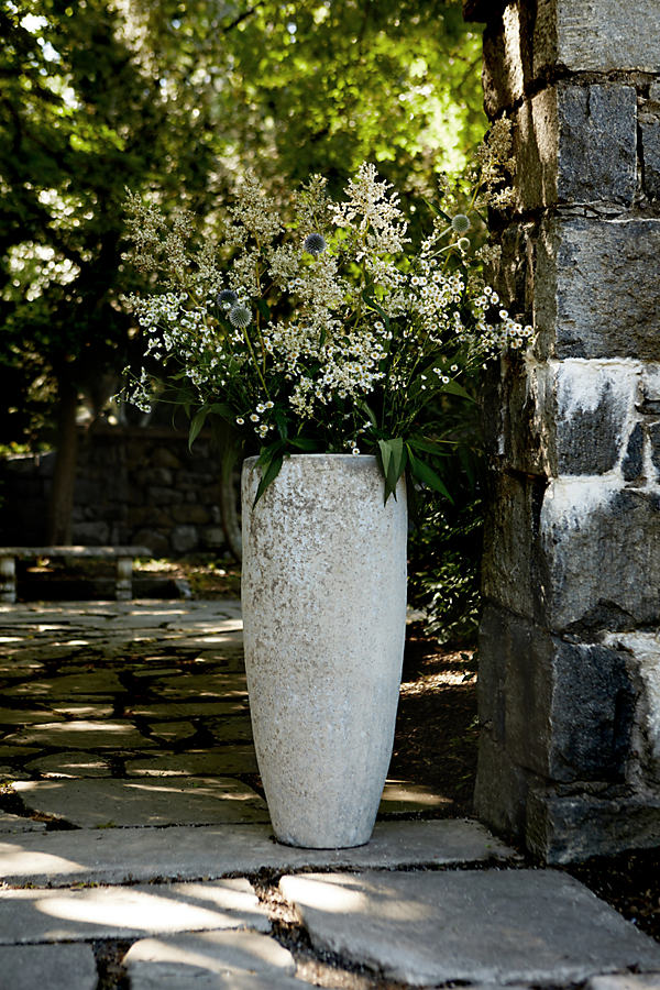 Terrain Barnacle Tall Modern Pot, 16"