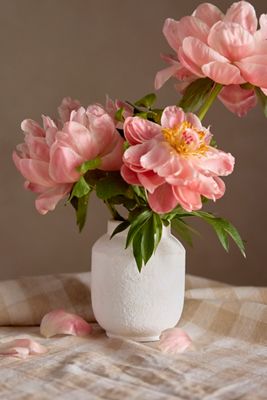 Matte Terracotta Bud Vase, Wide Top