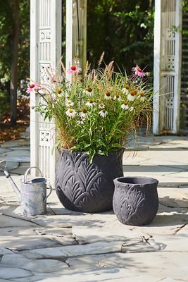 Paloma Ceramic Planter, 23"
