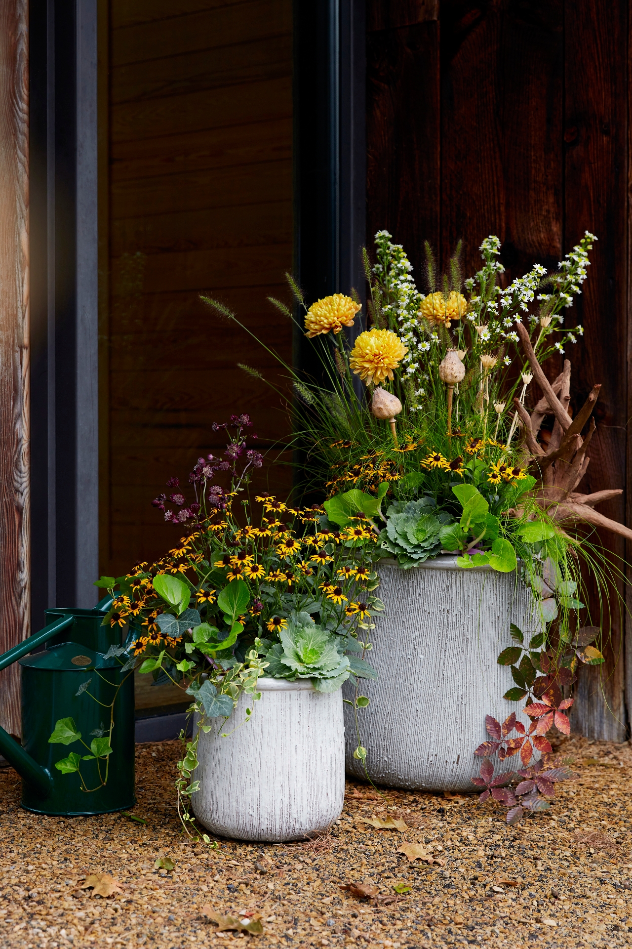 Roll Top Ceramic Planter