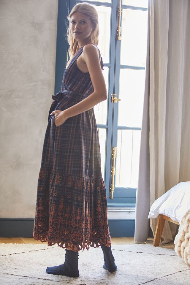 Anthropologie 2024 plaid dress