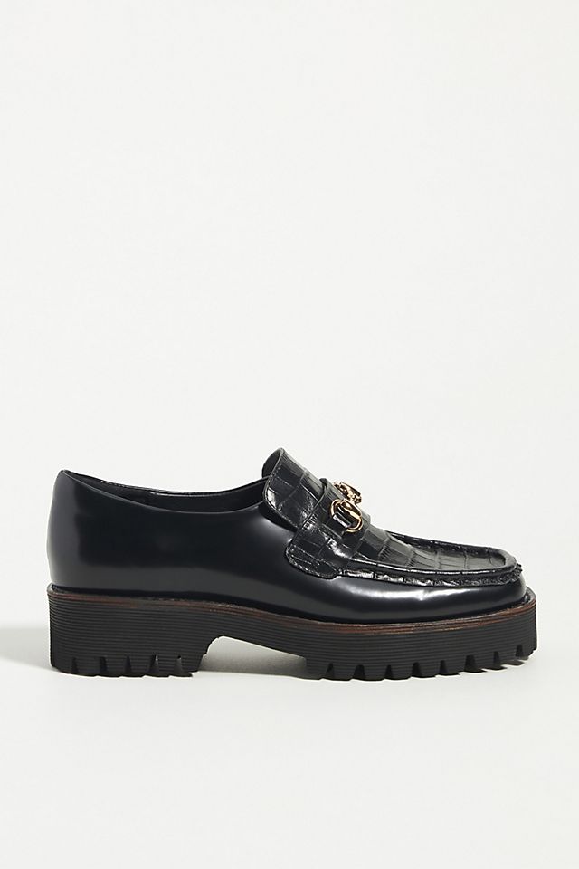 Intentionally Blank Leather Loafers | Anthropologie
