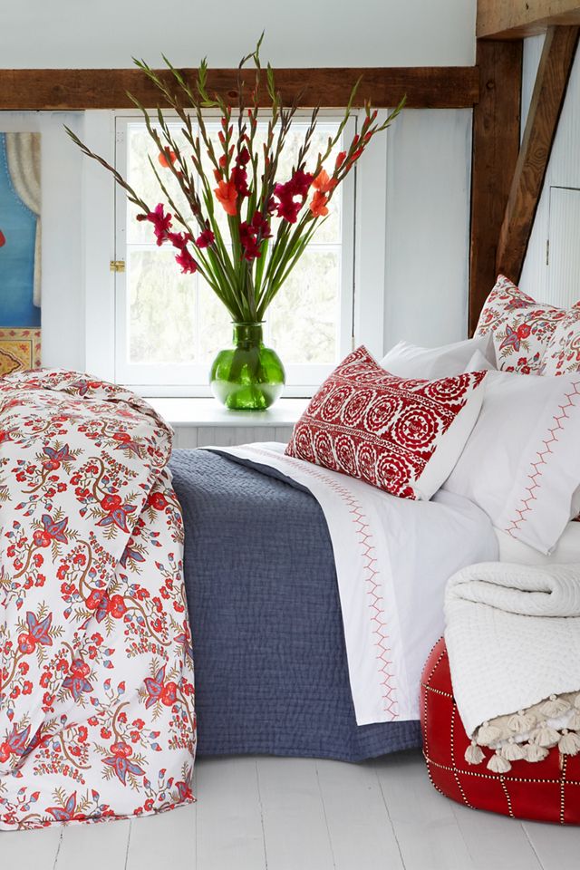 John Robshaw Ginger Coral Organic Duvet