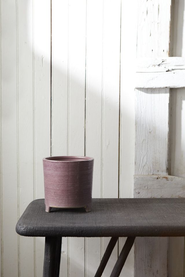 Remy Ceramic Footed Planter, 6" #2