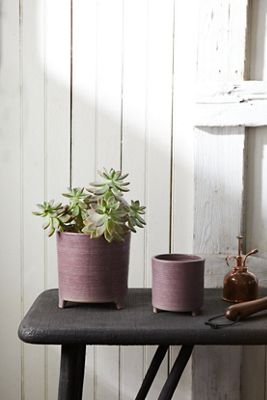 Remy Ceramic Footed Planter, 6"