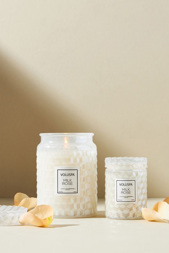 Voluspa Roses Petite Embossed Jar Candle #2