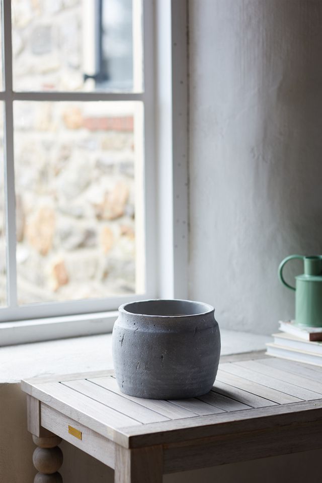 Concrete Jar Planter, 7.5" #2