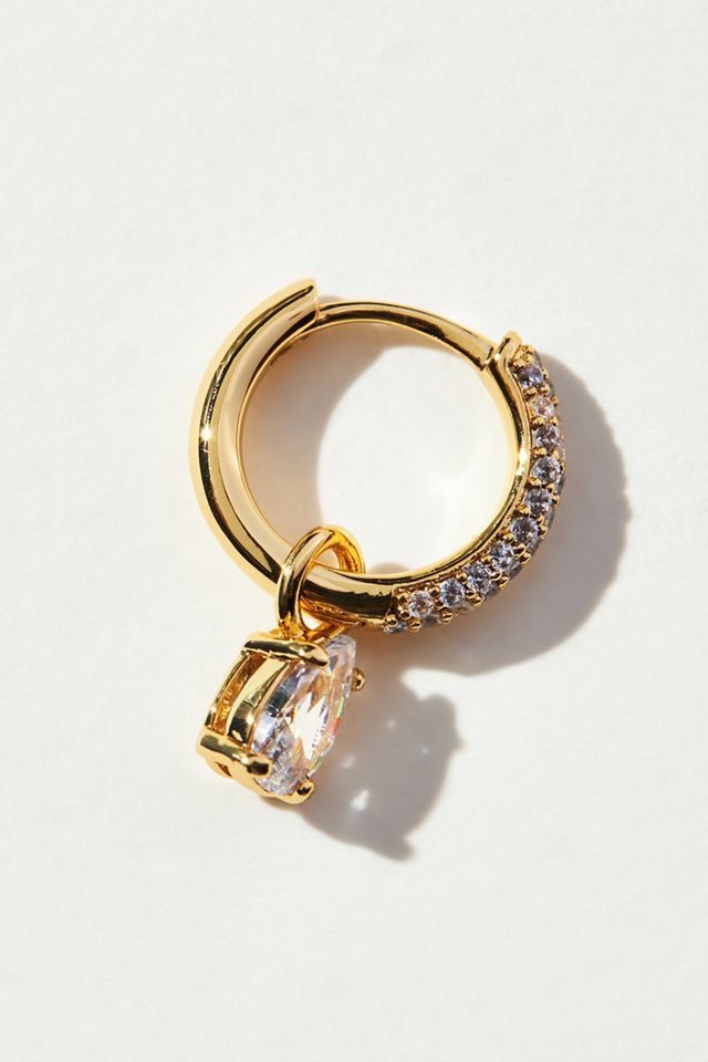 Bianca Crystal Huggie Hoop Earrings #1