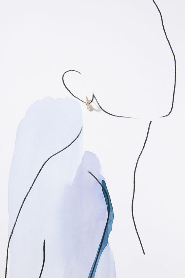 Bianca Crystal Huggie Hoop Earrings #2