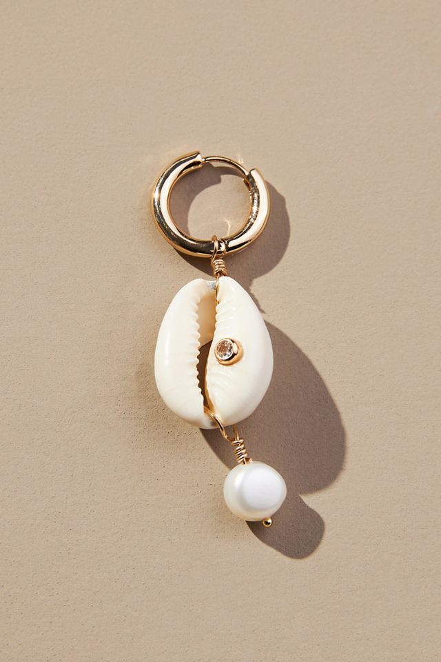 Dannijo Hani Shell Drop Earrings #1