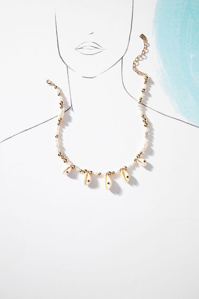 Dannijo Leandra Shell Necklace #2