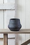 Charcoal Ceramic Bell Jar Planter, 7" #1