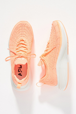 Apl Athletic Propulsion Labs Techloom Zipline Running Shoe In Orange