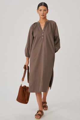 sundry striped caftan