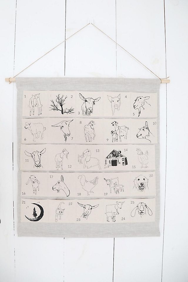 Big Picture Farm Advent Calendar with Goat Milk Caramels AnthroLiving Big Picture Farm Advent Calendar with Goat Milk Caramels AnthroLiving