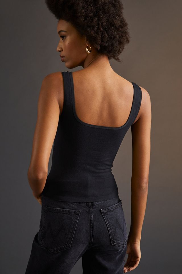 By Anthropologie Seamless Square-Neck Tank #2