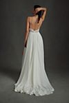 Jenny by Jenny Yoo Kelsey Chiffon & Lace V-Neck A-Line Wedding Gown #1