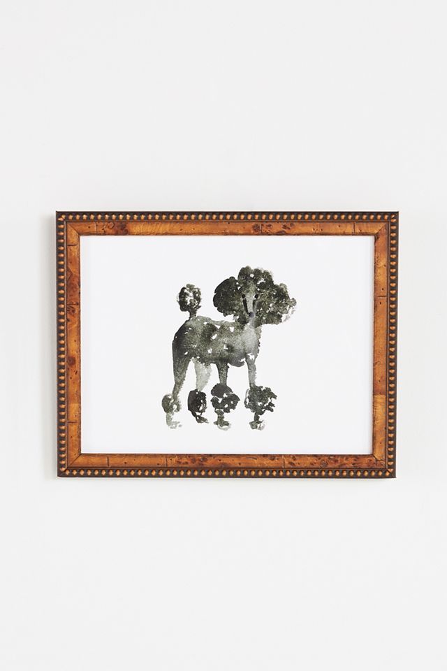Tiny Poodle Wall Art #1