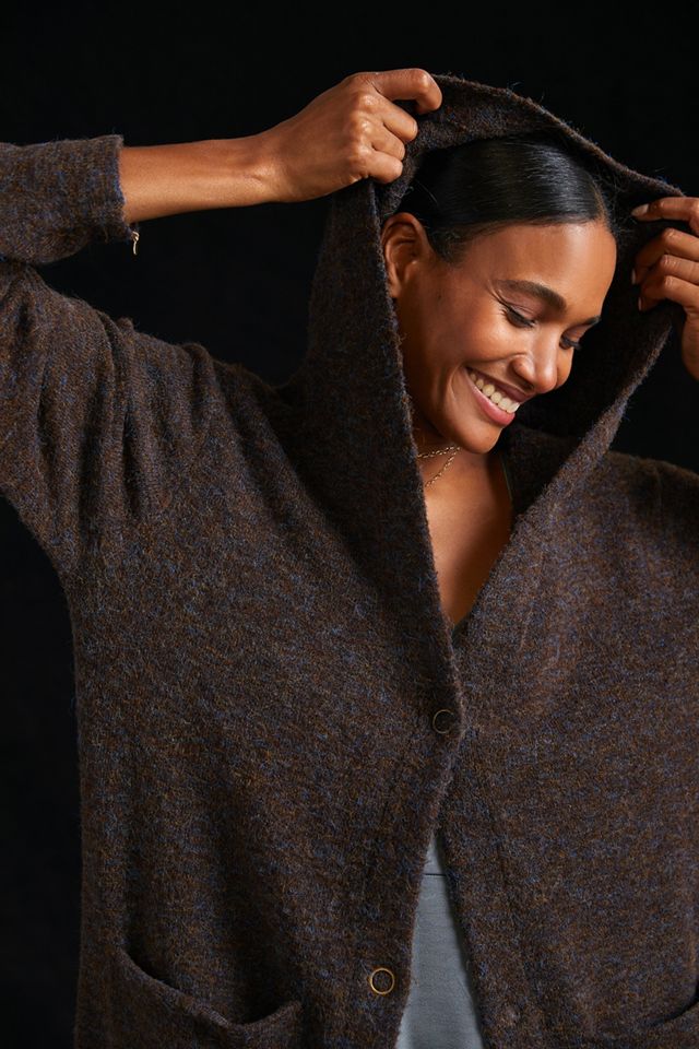 Hooded Knit Robe #1