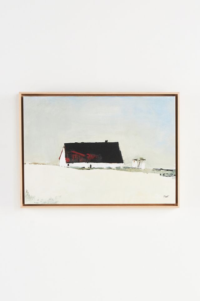 Big Barn & Silos Wall Art #1