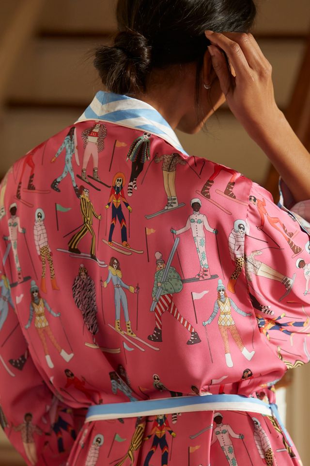 Karen Mabon Apres Ski Satin Robe #3