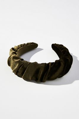 Ruffled Velvet Headband