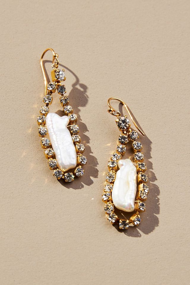 Chan Luu Crystal Teardrop Earrings